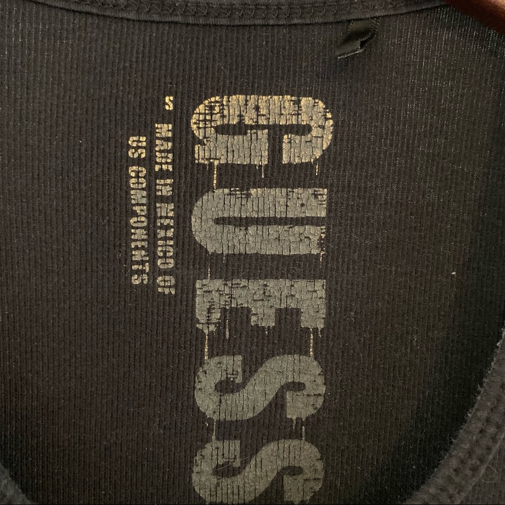 Guess Logo Ribbed Tank Top - Picture 4 of 7